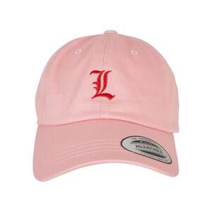 Letter Pink Low Profile Cap L