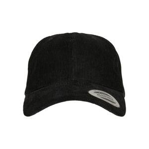 Low-profile corduroy cap Dad Cap black
