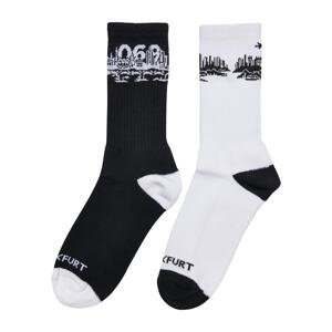 Major City 069 Socks 2-Pack Black/White