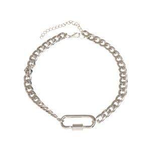 Silver clasp chain