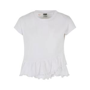Girls' Organic T-Shirt Volant White