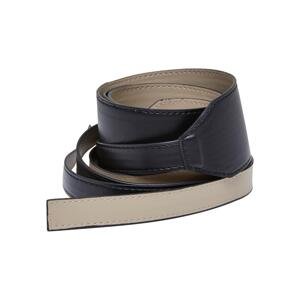 Synthetic leather strap black/warm sand