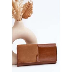 Women's Wallet with Magnetic Closure Brown Harmale