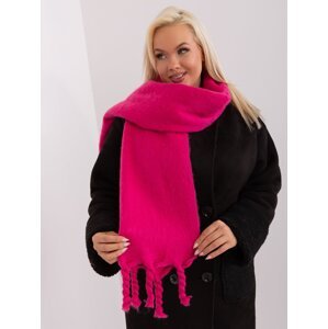 Women's fuchsia long scarf