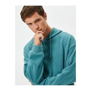 Koton Basic Hoodie Kangaroo Casual Fit Long Sleeve with Pocket