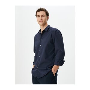 Koton Classic Shirt Slim Fit Long Sleeve Buttoned