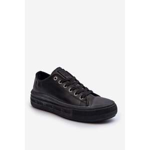 Women's Insulated Low-Top Black Big Star Sneakers