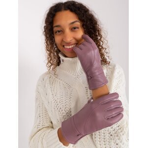 Purple Elegant Touch Gloves