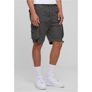 Men's Double Pocket Cargo Shorts - Grey