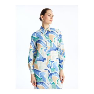 LC Waikiki Women's Patterned Long Sleeve Shirt Tunic