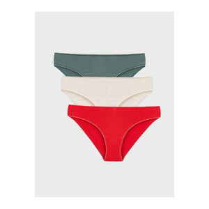 LC Waikiki Plain Bikini Panties 3-Pack