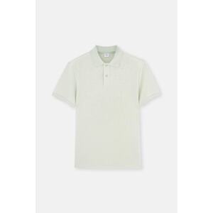 Dagi Open Mint Polo Neck Foam Jacquard T-Shirt