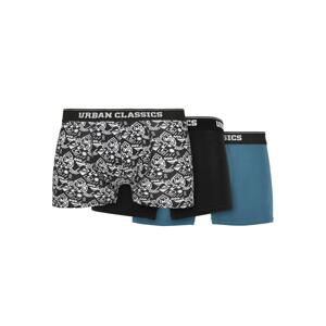 Organic Boxer Shorts 3-Pack Detail aop/black/jasper