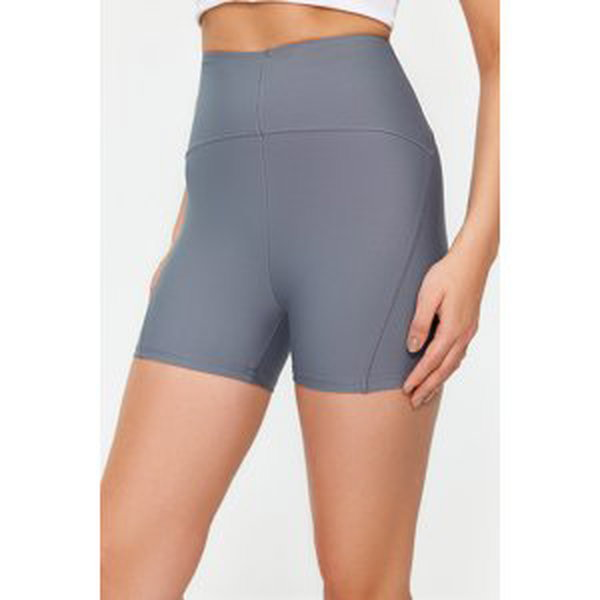 Trendyol Gray Recovery Knitted Sports Shorts Leggings