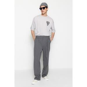 Trendyol Gray Men's Wide Leg Pants