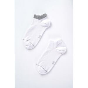 Dagi White Men's 2-Pack Booties Socks