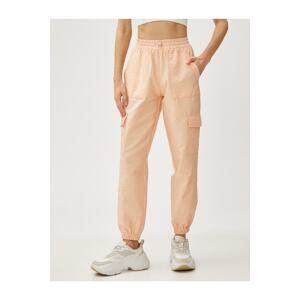 Koton Parachute Jogger Trousers With Pocket Elastic Waist