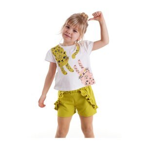 Denokids Funny Cats Girls T-shirt Shorts Set