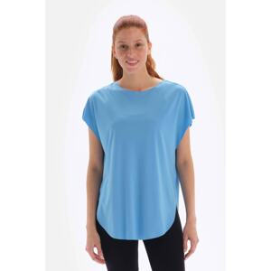 Dagi Light Blue Women's T-Shirt Boat Neck