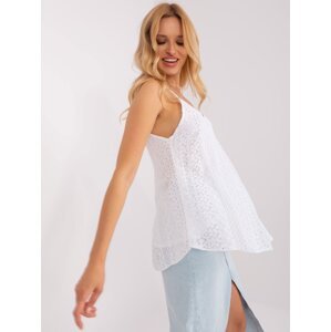 White lace top with straps by OCH BELLA