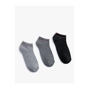 Koton Set of 3 Basic Booties Socks Multicolored