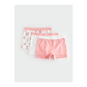 LC Waikiki Cotton Girls' Boxer 3-pack