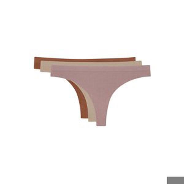 LOS OJOS 3 Pieces Seamless Thong Panties