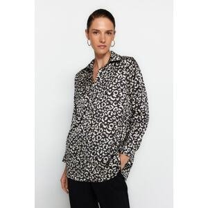 Trendyol Multicolored Floral Oversize/Wide Fit Woven Shirt