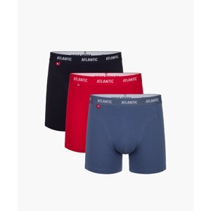 Man boxers ATLANTIC Comfort 3Pack - dark blue/blue/red