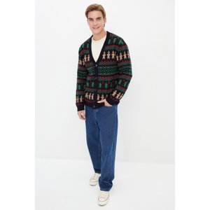 Trendyol Multi Color Regular Fit Christmas Knitwear Sweater