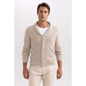 DEFACTO Standard Fit Shawl Collar Knitwear Cardigan