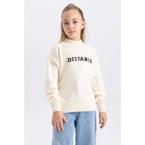 DEFACTO Girl Regular Fit Crew Neck Pullover