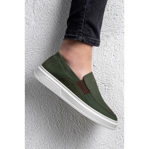 Ducavelli Menta Men's Genuine Leather Nubuck Sneakers, Loafers, Genuine Leather Sneakers, Men's Snakers.