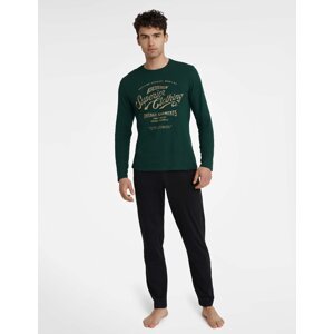 Imress pyjamas 40952-79X dark green-black dark green-black