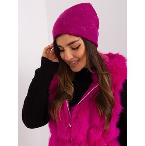 Fuchsia women's winter hat