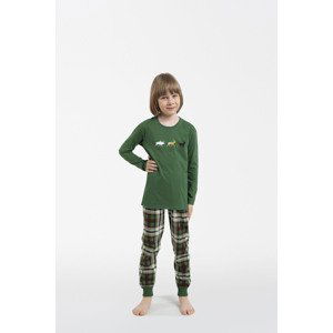 Seward boys' long sleeves, long legs - green/print