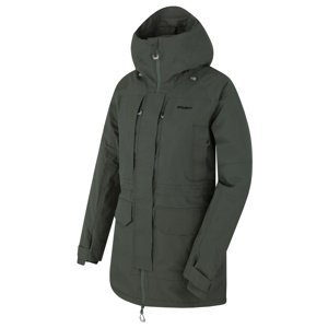 Women's hardshell jacket HUSKY Nigalo L dk. Grey Green
