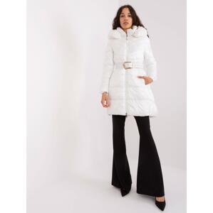 White winter jacket with fur