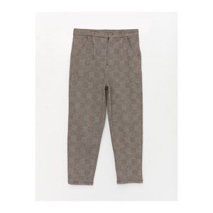 LC Waikiki Comfort Fit Plaid Boys' Trousers