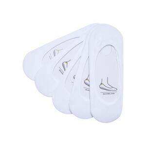 Invisible Socks 5-Pack White