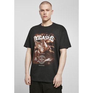 Black T-shirt Pegasus Oversize