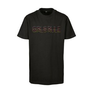 Children's T-shirt for girls in black