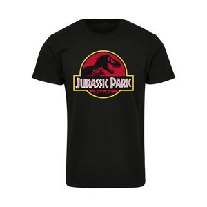 Čierne tričko s logom Jurský park