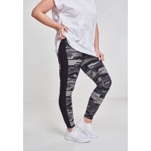 Women's Camo Stripe darkcamo/blk leggings