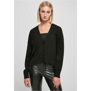 Women's eco viscose oversized cardigan black