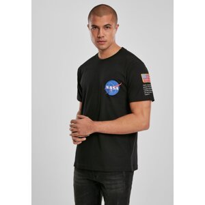 NASA Insignia Flag T-Shirt Black