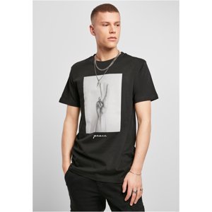 Black T-shirt with peace sign