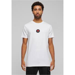 White T-shirt Rose Patch