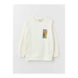 LC Waikiki Crew Neck Printed Long Sleeve Boys' Sweatshirt.