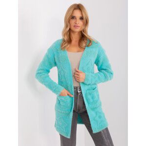 Mint-soft cardigan with pockets